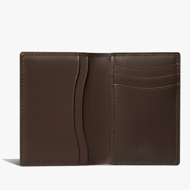 Jagua Leather Card Holder, ARANCIO VERMIGLIO, hi-res 3