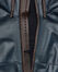 Ultralight Fly Scritto  Leather Hooded Blouson, Mineral Blue, Image 1