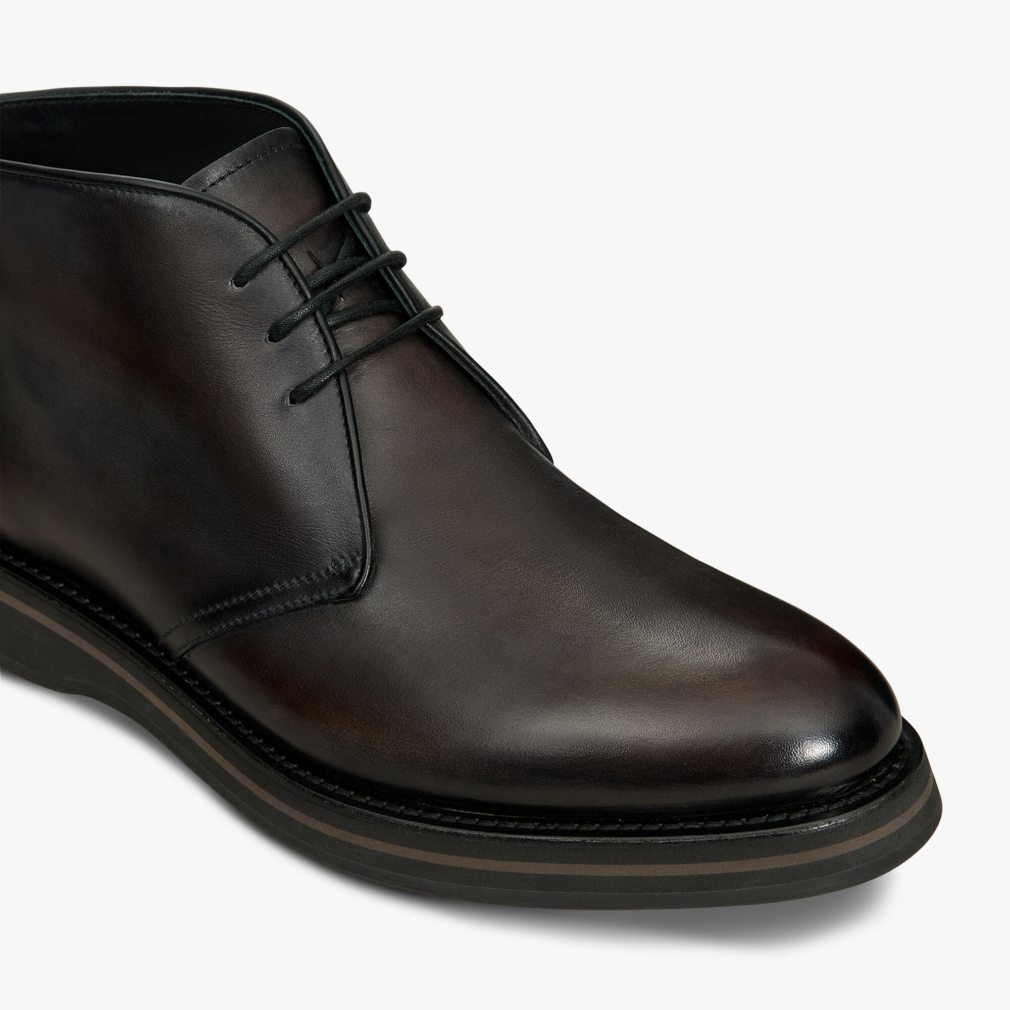 Alessio Leather Boot, CHARCOAL BROWN, hi-res 6