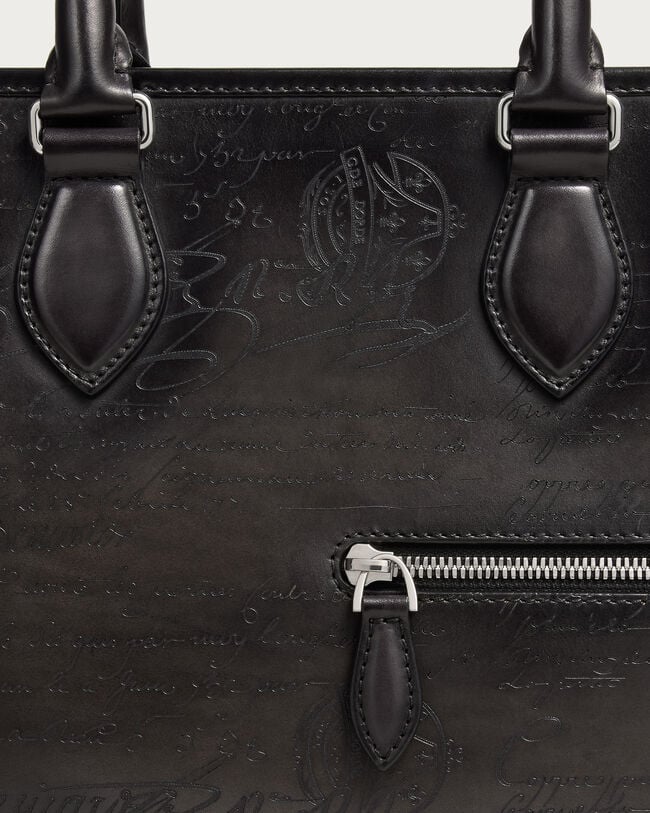 Un Jour Mini Briefcase, Nero Grigio, hi-res