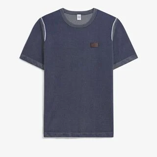 Light Shadow Short Sleeved Crewneck, LIGHT DUSTY BLUE, hi-res