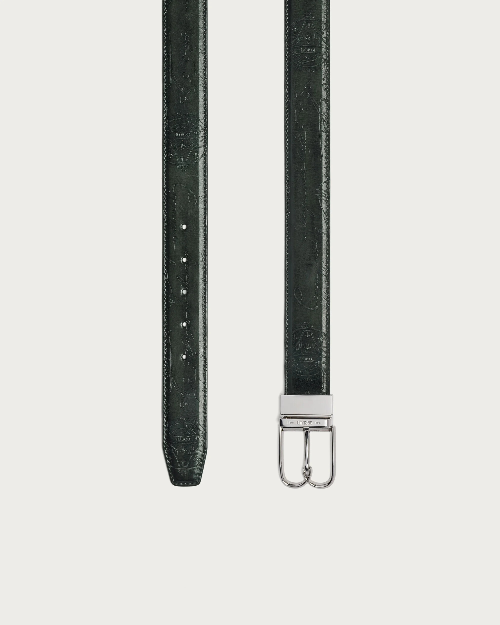 B Volute Reversible Belt, Chimere & Marron Ambre, hi-res