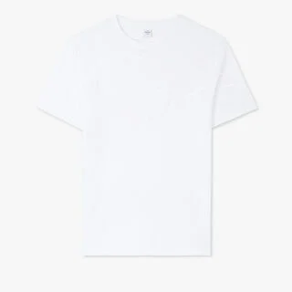 スクリット刺繍 Tシャツ, BLANC OPTIQUE, hi-res