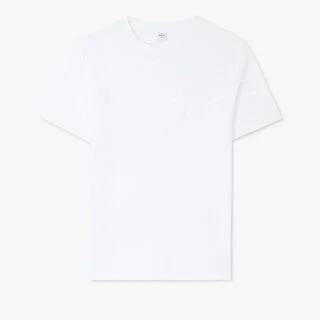 T-Shirt Avec Broderie Scritto, BLANC OPTIQUE, hi-res