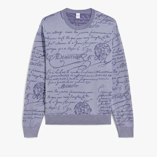 Classic Scritto Crewneck, SEASIDE GREY, hi-res