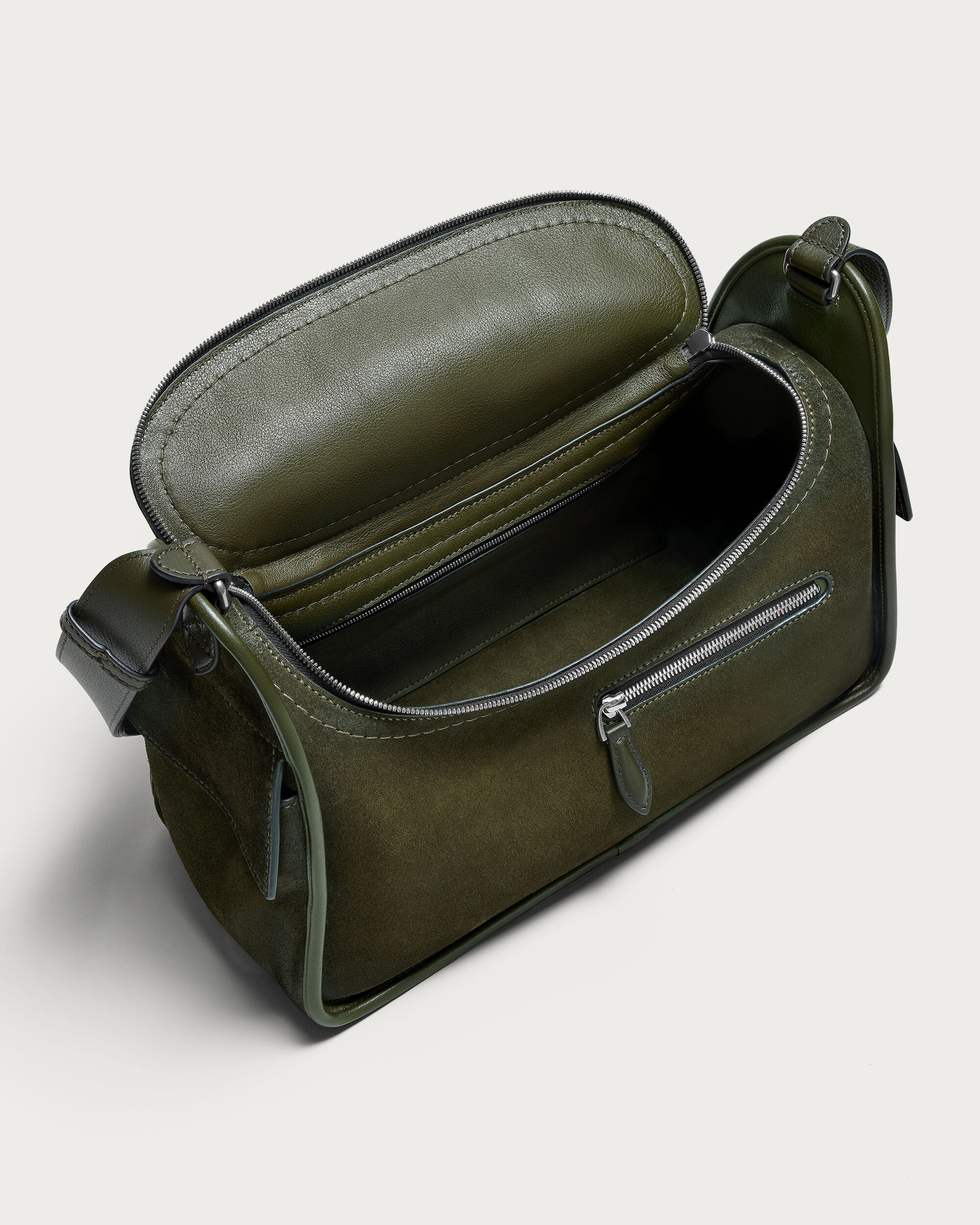 P&eacute;riple Barrel Bag Messenger, Forest, hi-res