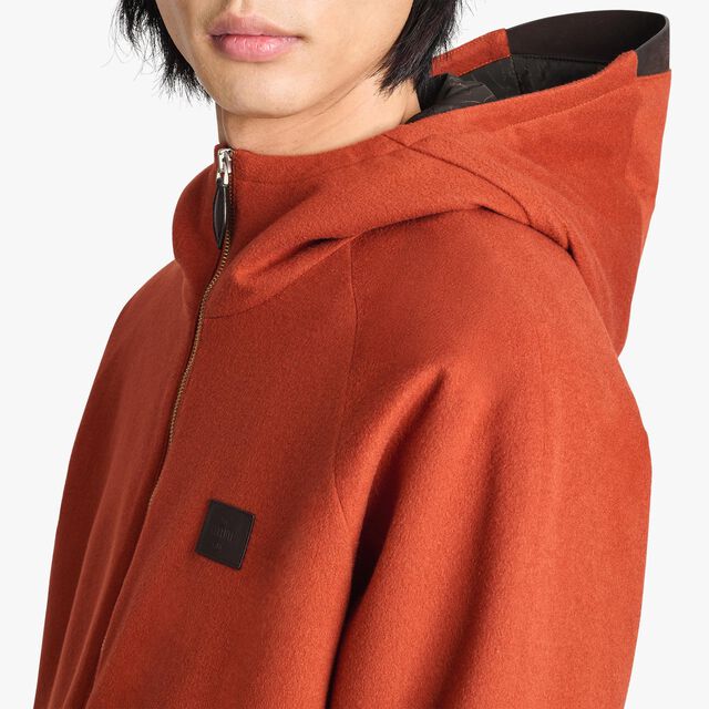 Cashmere Padded B-Way, ORANGE RUST, hi-res 6