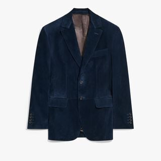 ヌバックレザー ブレザー