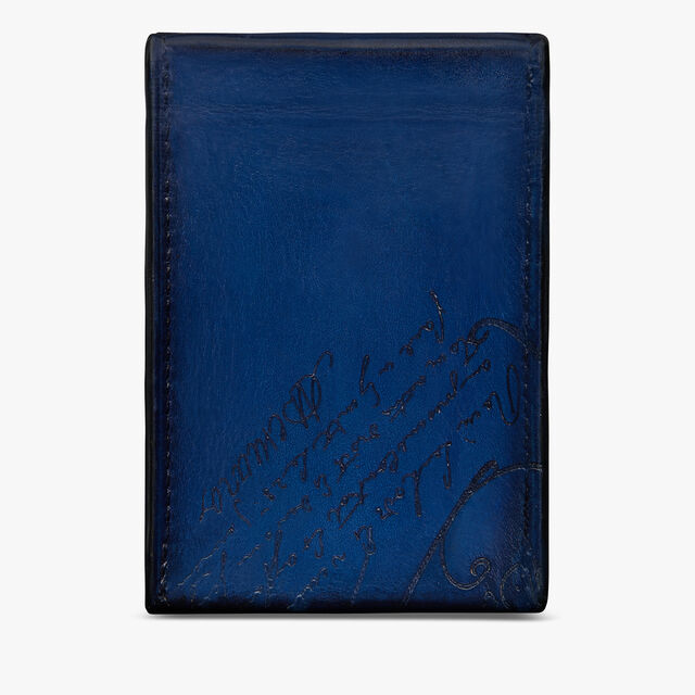 Scritto Leather Cigarette Case, SAPPHIRE BLUE, hi-res 3