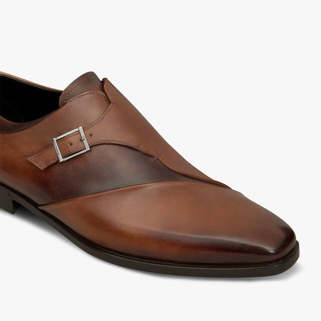 Demesure Leather Monk Shoe, CACAO INTENSO, hi-res 6