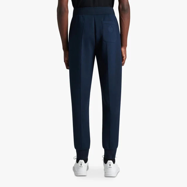 Jogging Trousers With Embroidered Crest, ULTRAMARINE  / LEAD, hi-res