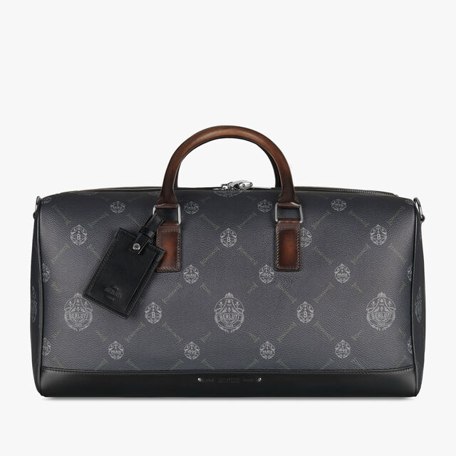 Aventure Medium Canvas And Leather Travel Bag, BLACK + TDM INTENSO, hi-res 1