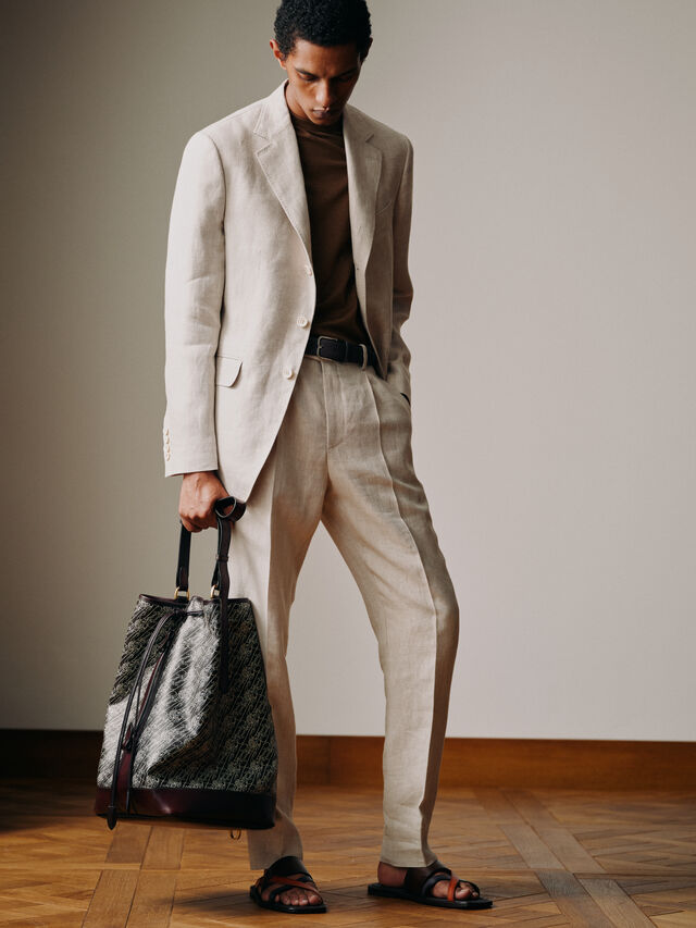 Marcello Trousers, SHADES OF BEIGE , hi-res 2