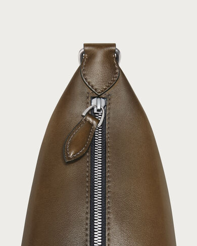 トゥジュール ソフト ジップ ホーボー XS メッセンジャー, Dark Kaki, hi-res