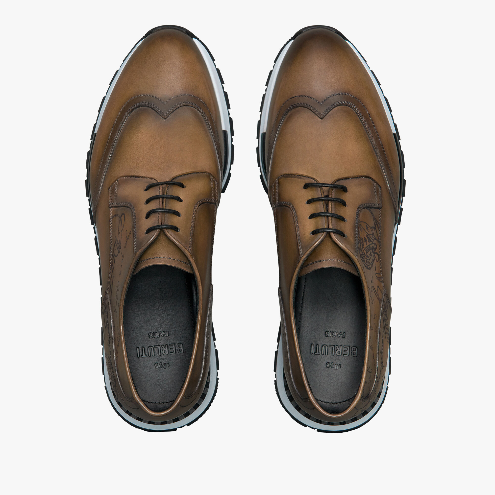 Fast Track Scritto Leather Sneaker, OLIVE, hi-res 3