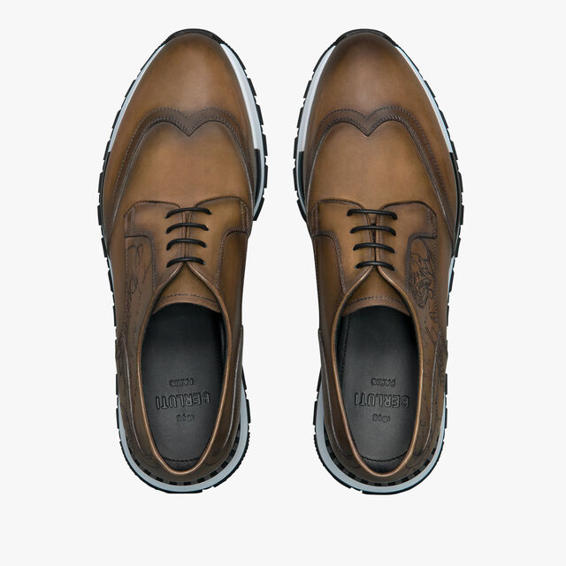 Fast Track Scritto Leather Sneaker, OLIVE, hi-res 3