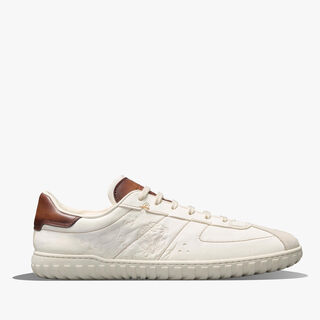 Trainer Leather Sneaker, WHITE, hi-res