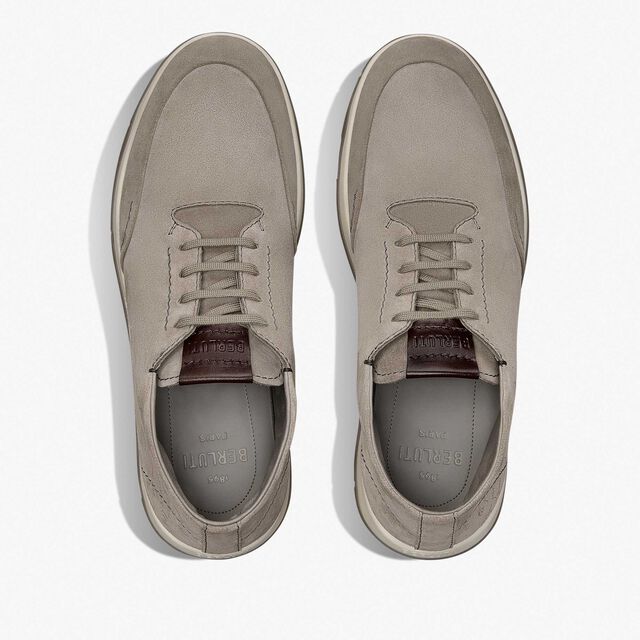 Echappee Scritto Suede Calf Derby, GREY, hi-res 3