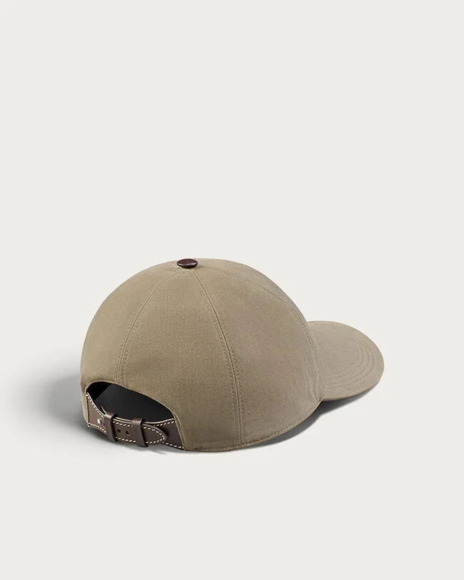 Berluti Thabor刺绣棒球帽, Moss, hi-res