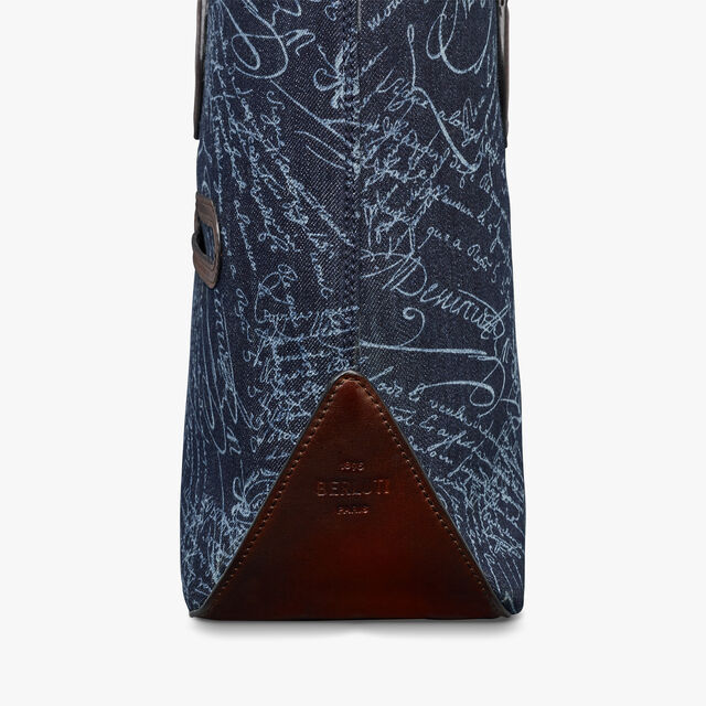 公式オンライン 銀座店限定 トゥジュール ミニ スクリットデニムトートバッグ