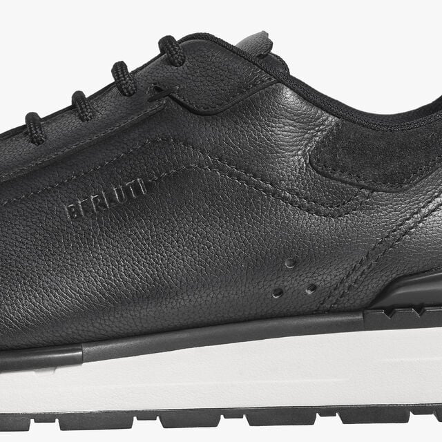 Fast Track Venezia Calf Leather Sneaker, NERO GRIGIO, hi-res 7
