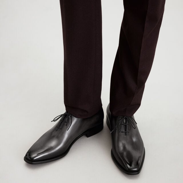 Alessandro Démesure Leather Oxford, NERO GRIGIO, hi-res 2