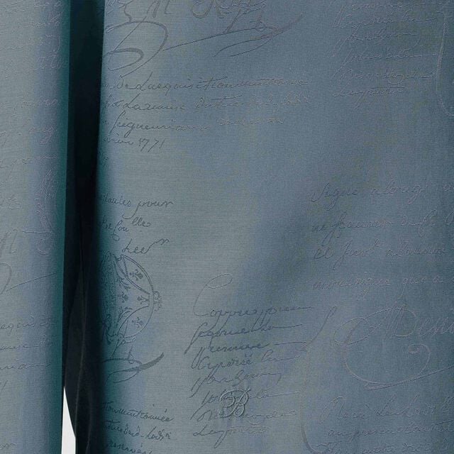 Cotton Silk Scritto Andy Shirt, TITANIUM BLUE, hi-res 5