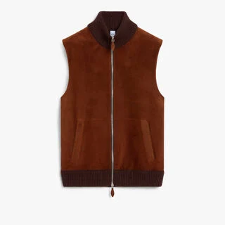 Suede & Cashmere Bodywarmer Suede & Cashmere Bodywarmer