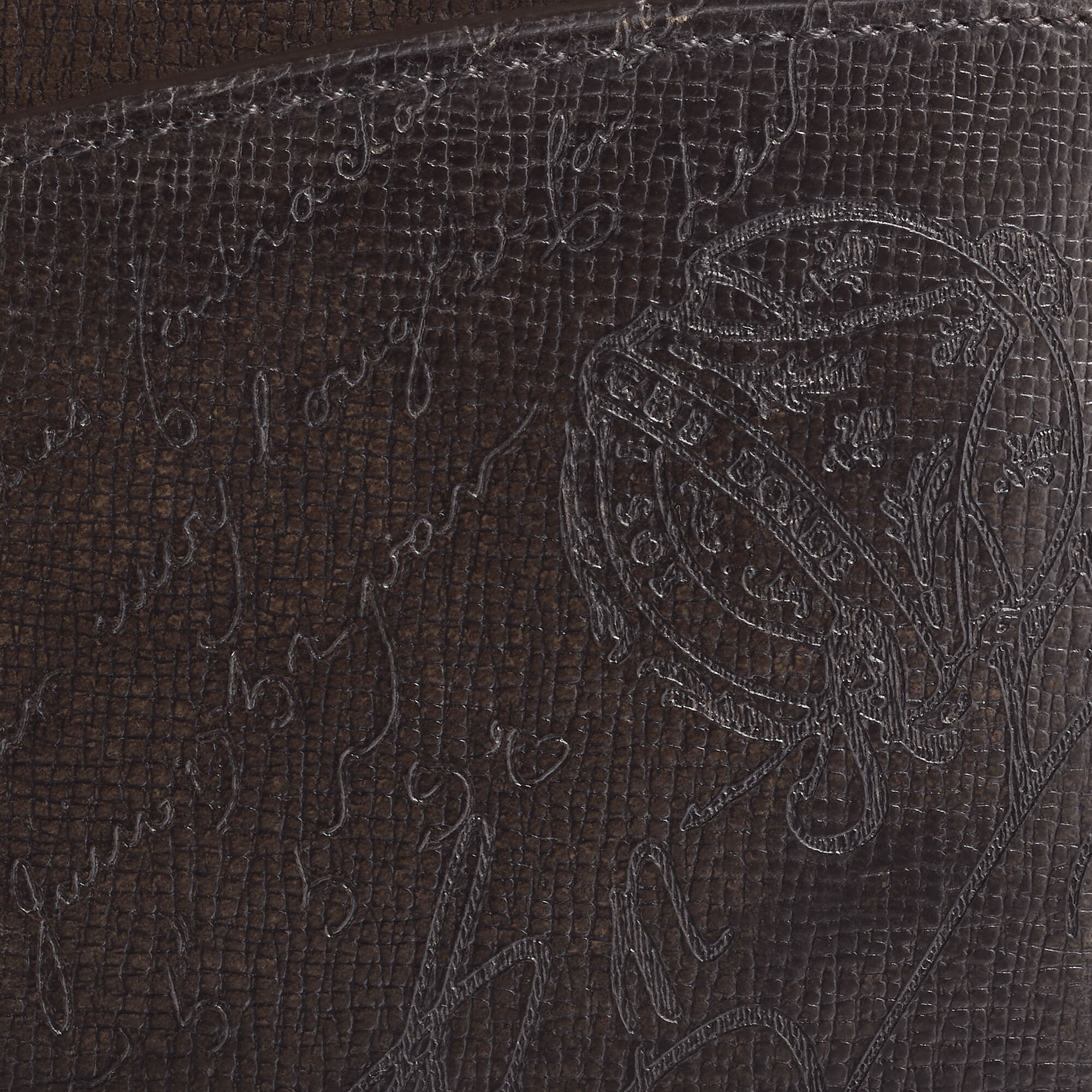 イタウバ スクエア グラディアント スクリットレザー コンパクト