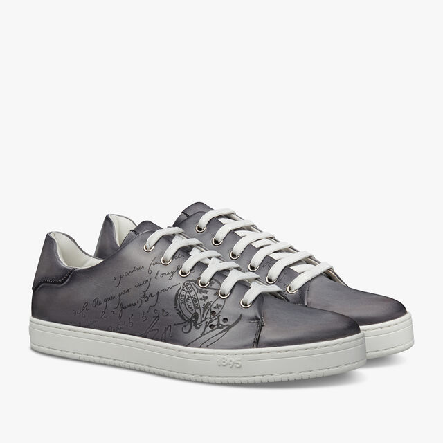 Playtime Scritto Leather Sneaker, LIGHT ALUMINIO, hi-res 2