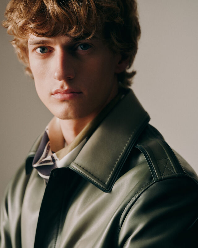 Patina Flight Jacket, CLAY GREEN, hi-res 2