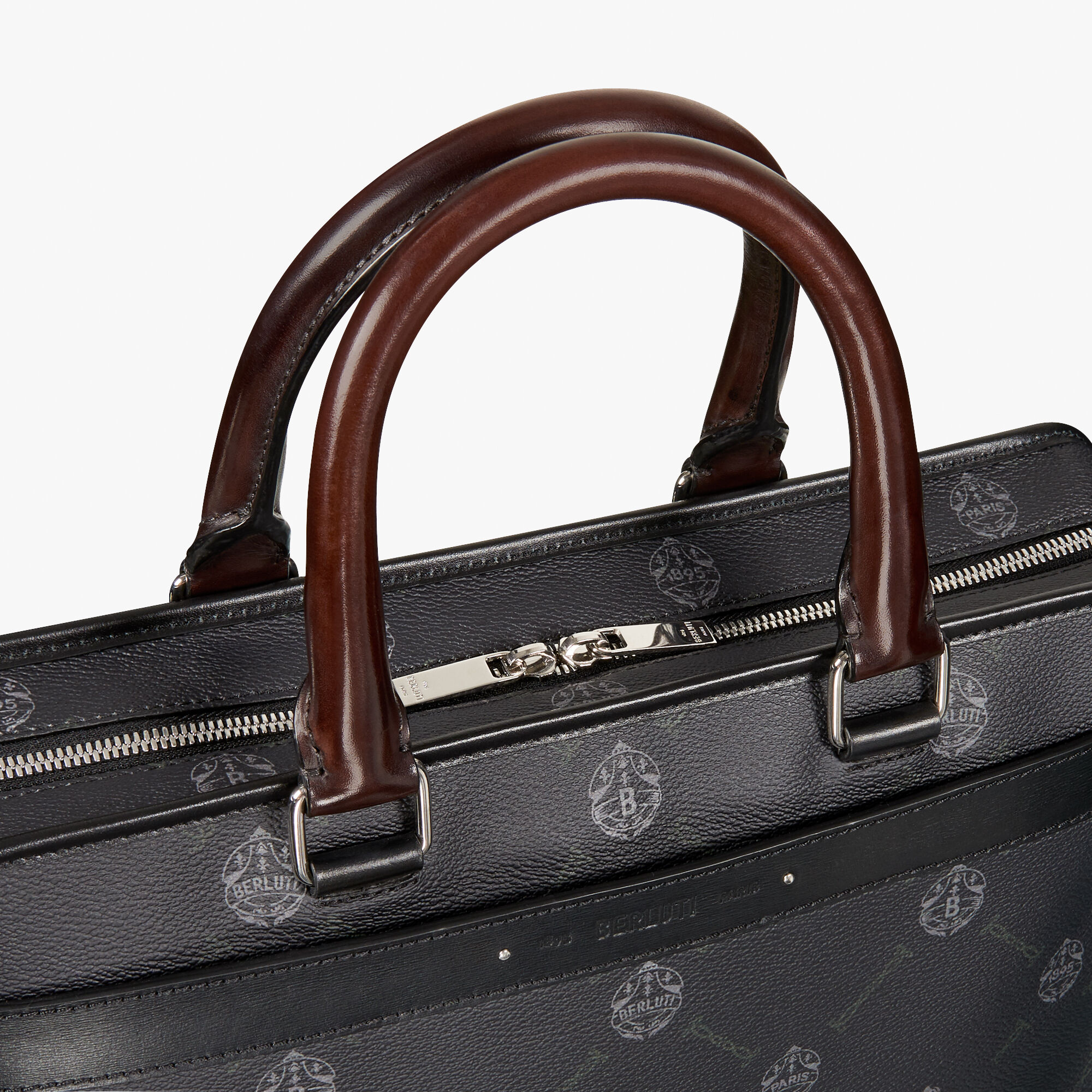 canvas leather briefcase