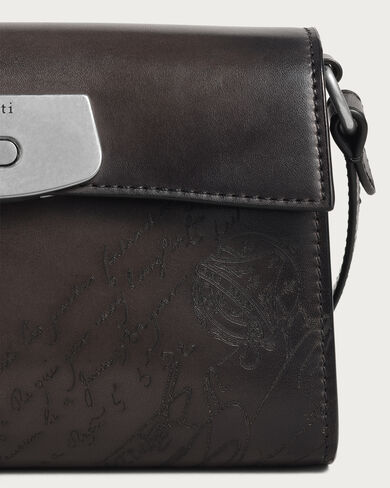E'Mio Pouch On Strap Messenger, Nero Grigio, hi-res