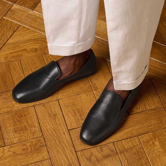 Escale Goat Leather Slipper, NERO, hi-res 3