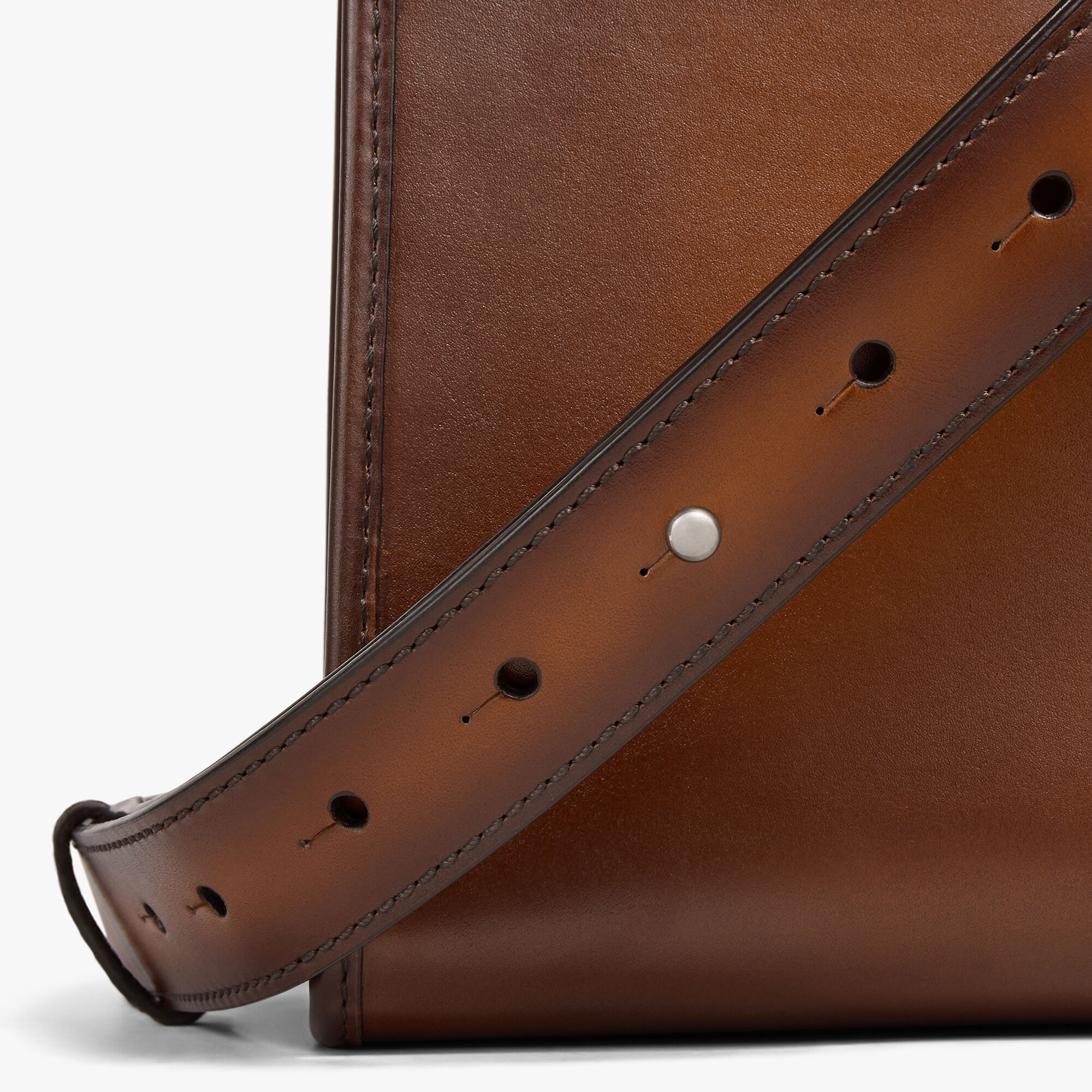 美品 ベルルッティ エミーオ ビジネスバッグ レッド レザー ブリーフケース BERLUTI - 最初期 定価67.6万円 ベルルッティ エミーオ