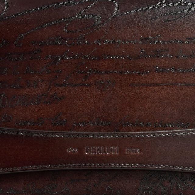 Tersio Scritto Leather Pouch, MADURO, hi-res 5
