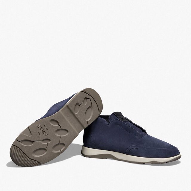 Échappée Scritto Suede Slip-On, BLU, hi-res 4