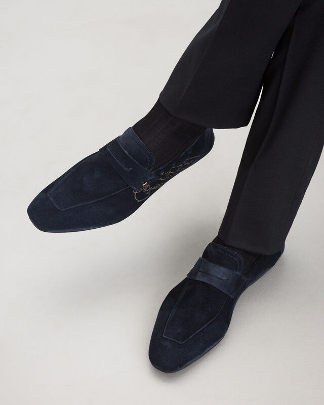 Lorenzo Drive Loafer, Navy, hi-res