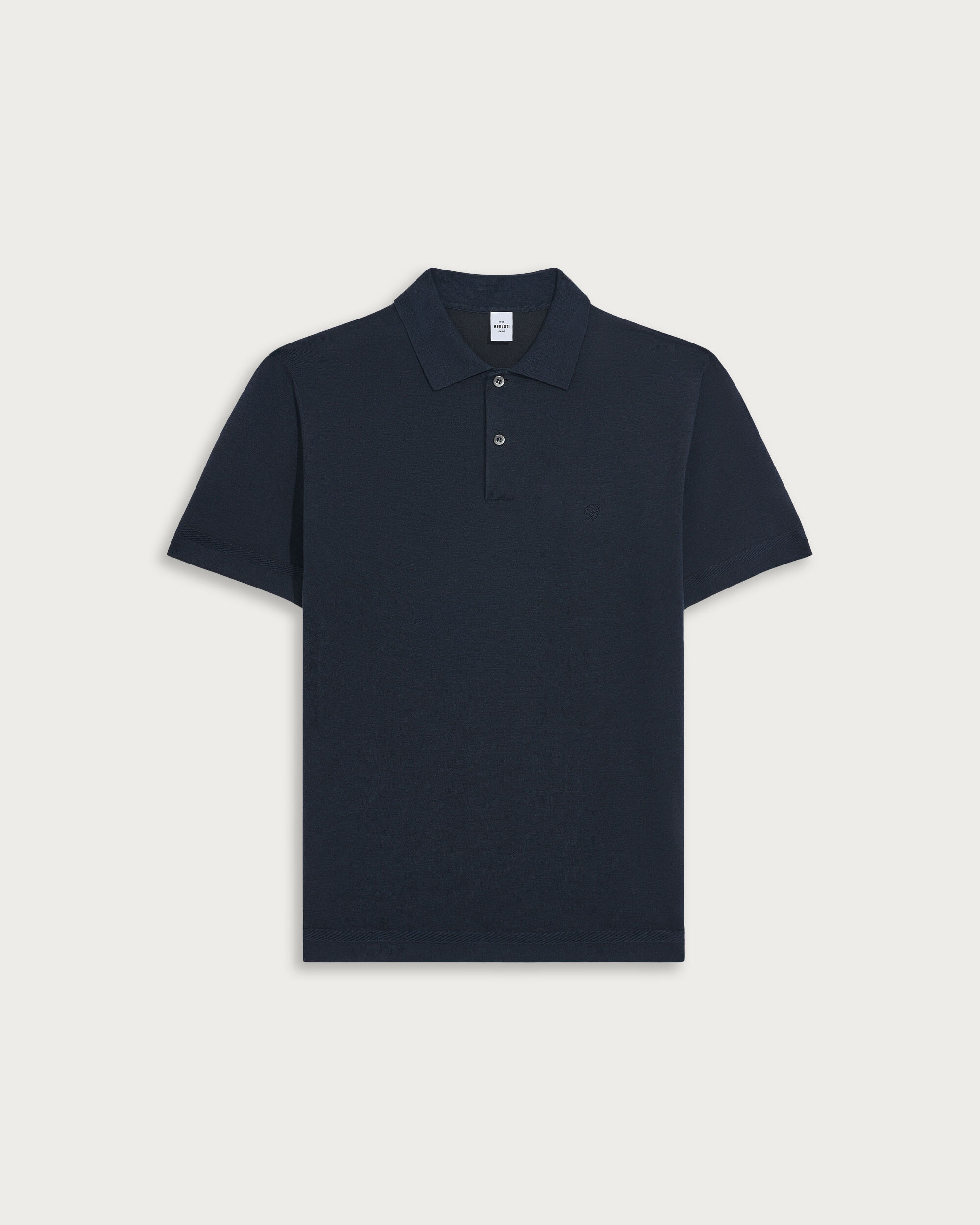 B-Thabor Embroidery Polo, Noctural Blue, hi-res