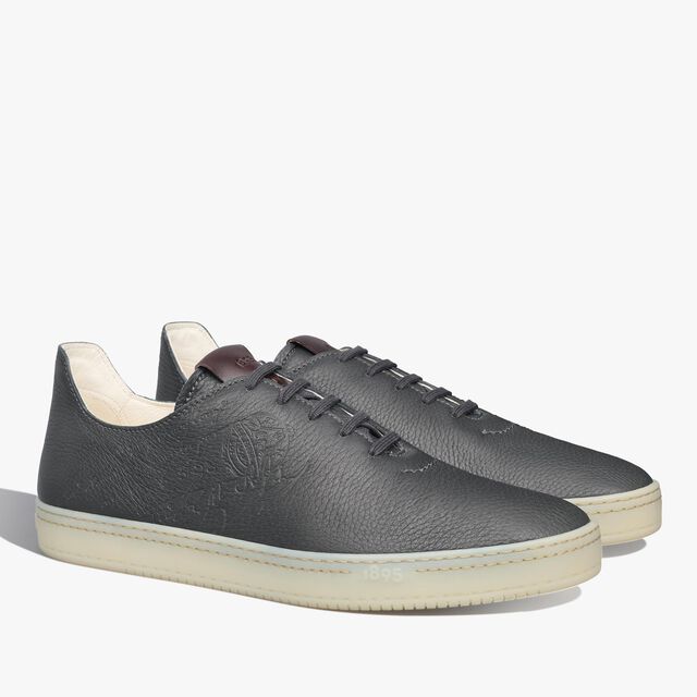 Sneaker Eden En Cuir Scritto, MYSTERIOUS GREY, hi-res 2