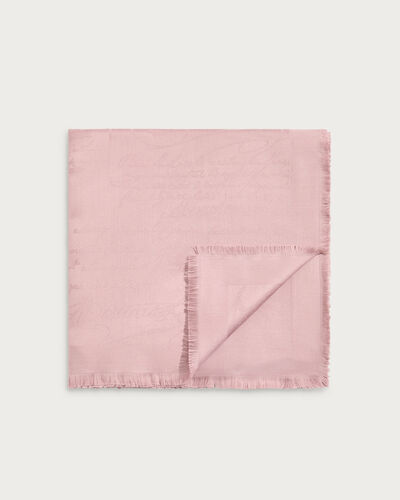 Scritto Pattern Scarf, Smocky Lilac, hi-res