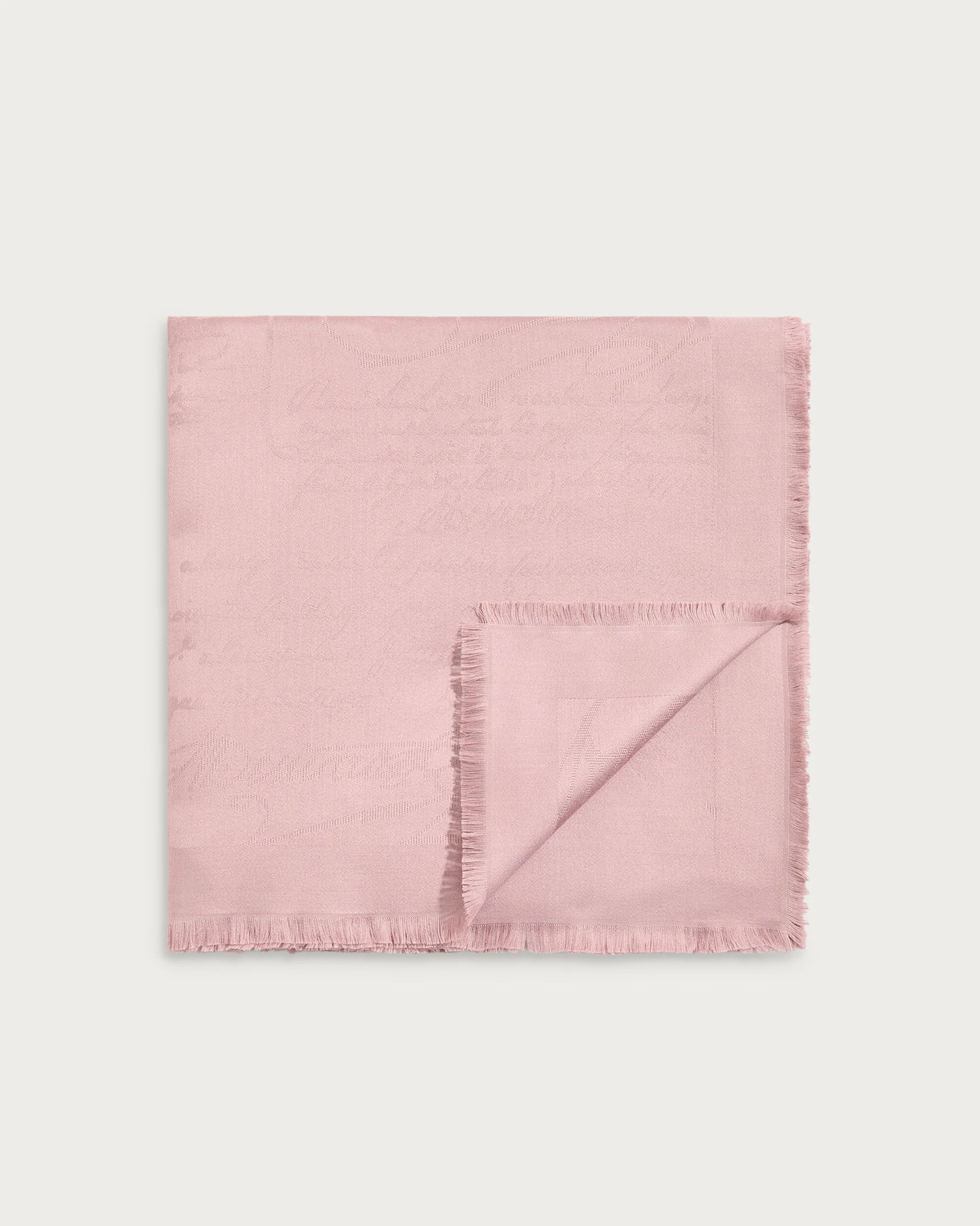 Scritto Pattern Scarf, Smocky Lilac, hi-res