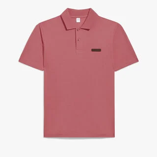 Classic Pique Leather Tab Polo Classic Pique Leather Tab Polo