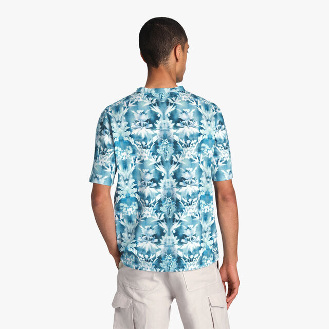 Printed T-Shirt, CYANOTYPE INDIGO, hi-res 3
