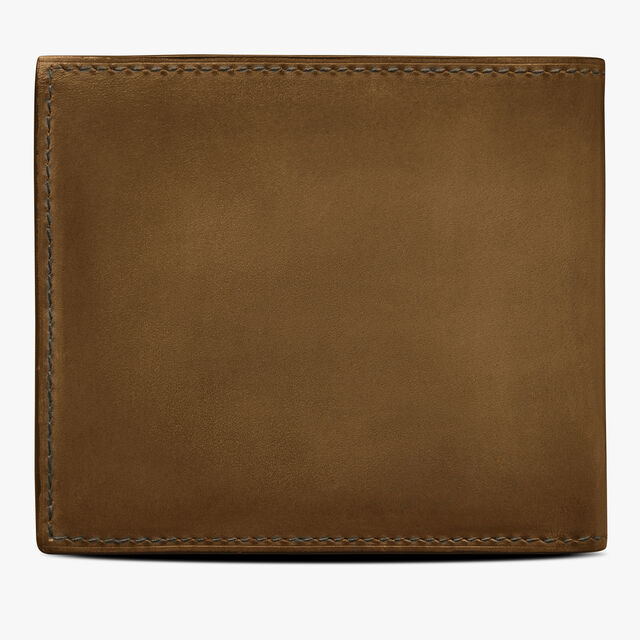 Makore Scritto Leather Wallet, OLIVE, hi-res 2