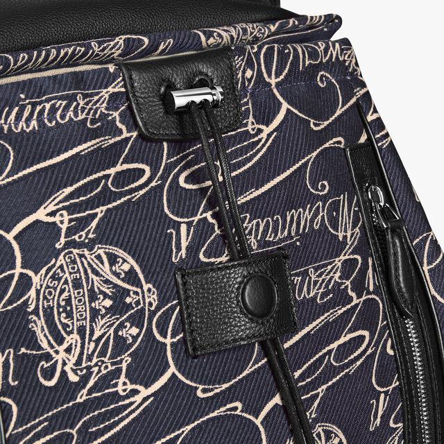 Nomad Scritto Arabesque Canvas Backpack, NAVY, hi-res 6