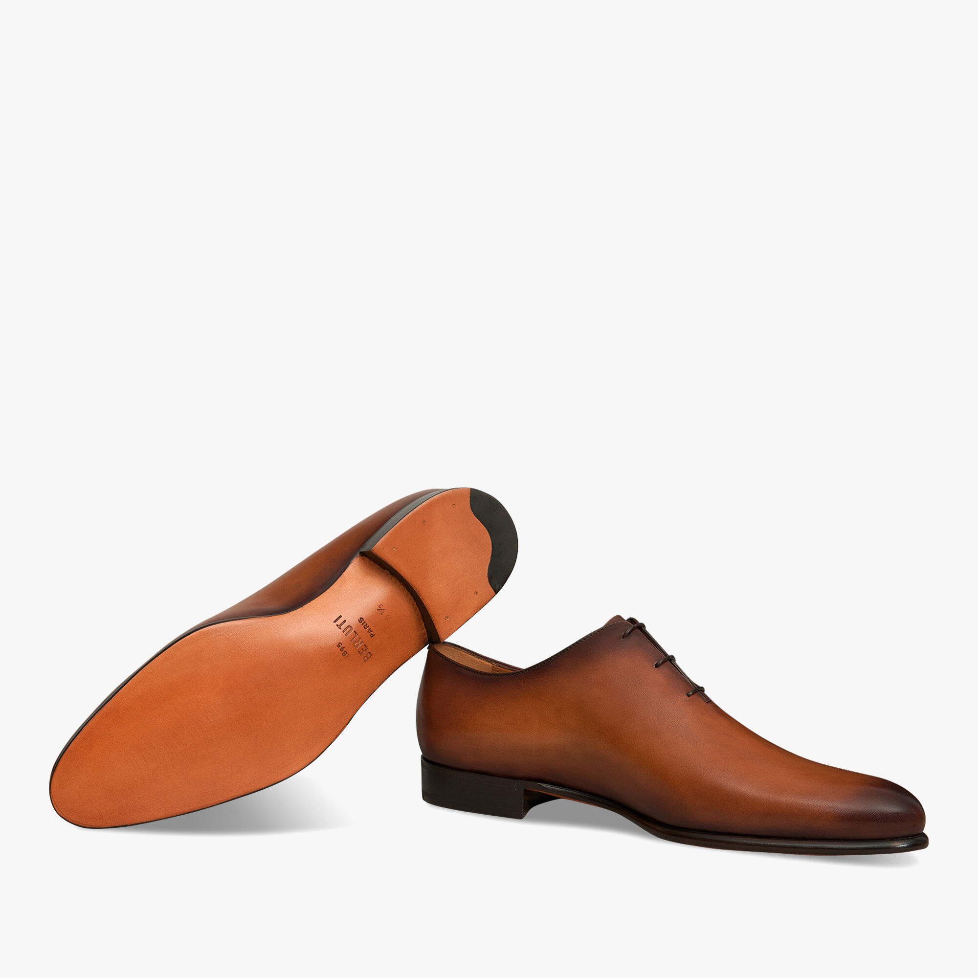 Alessandro Galet Scritto Leather Oxford, TOBACCO BIS, hi-res 4