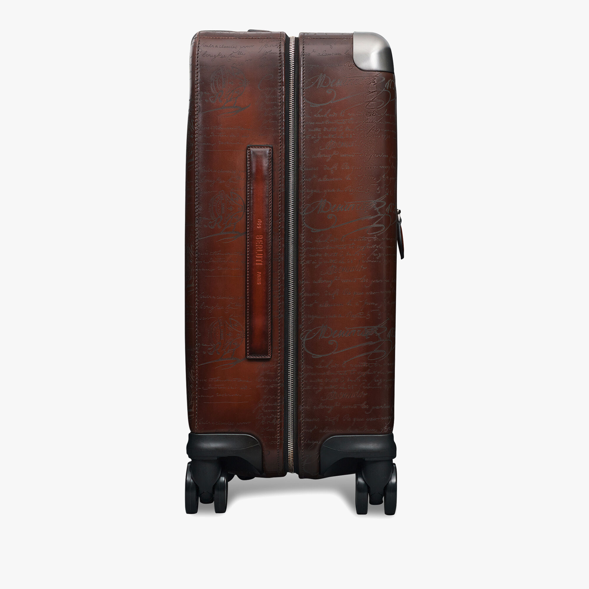 Leather rolling carry on bag new arrivals