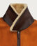 Leather Patina Un Jour Shearling Blouson, Amber Brown, Image 1