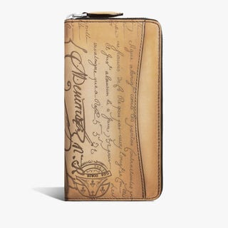 Itauba Gradiant Scritto Leather Long Zipped Wallet